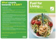 Fuel For Living - NHS Choices