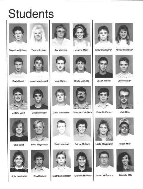 Trojan 1991 - Yearbook - University of Minnesota, Crookston