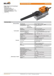 Technisches Datenblatt SRC24A-SR-5 - Belimo