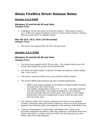 Alesis FireWire Driver Release Notes.pdf