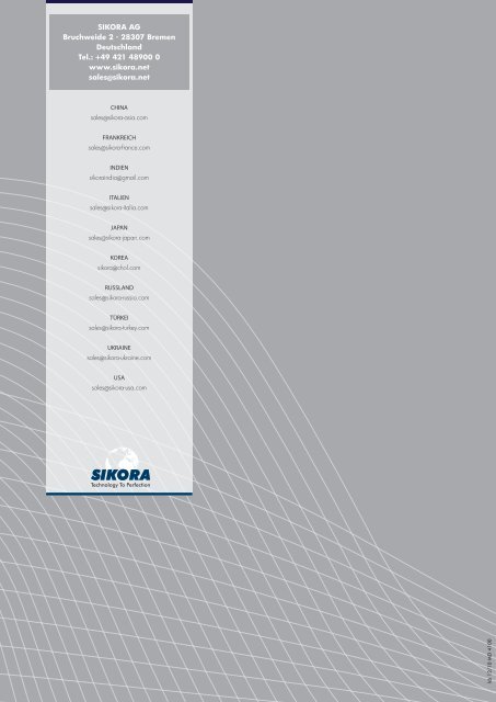 Magazine for wire and cable - Sikora