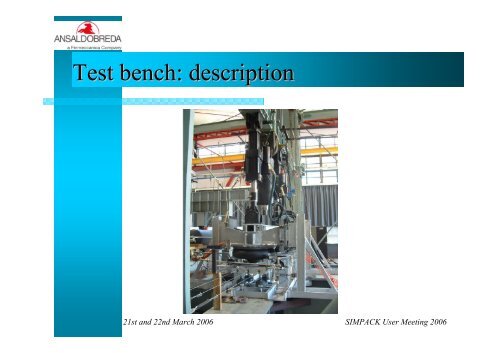 Italy Wheel Rail Dynamic of DMU IC4 Car - Simpack.com