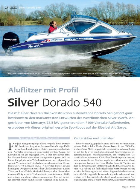 Aluflitzer mit Profil - Silver - Aluminiumboote aus Finnland