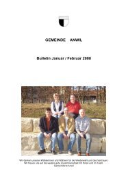 Bulletin Januar/Februar 2008 - Gemeinde Anwil