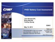 PHEV Battery Cost Assessment