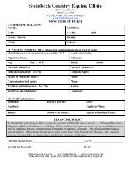 New Client Form.pdf - Steinbeck Country Equine Clinic, Inc.