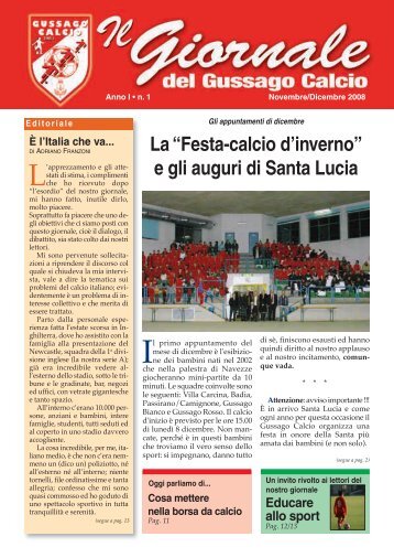 GIORNALE n. 1 - gussago calcio