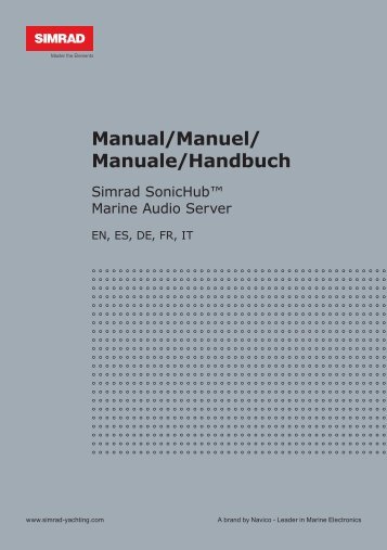 Manual/Manuel/ Manuale/Handbuch - Simrad