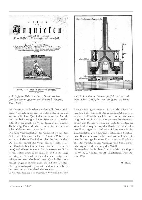 BK 1/02 Inhalt:BK 1/02 Inhalt - Bergbau Silberberg