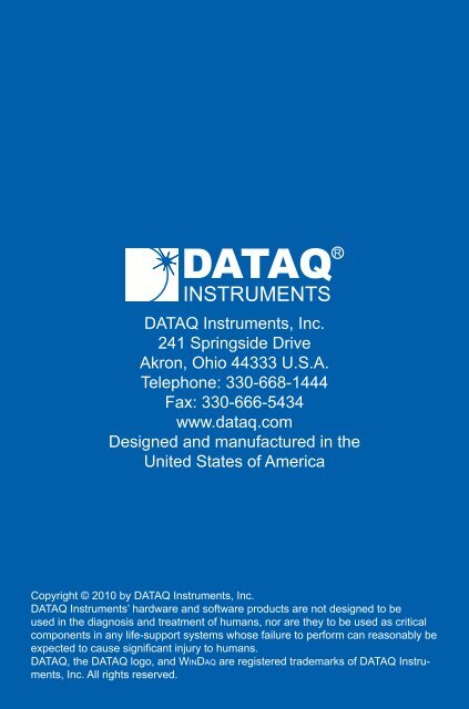 Installation Guide - DATAQ Instruments