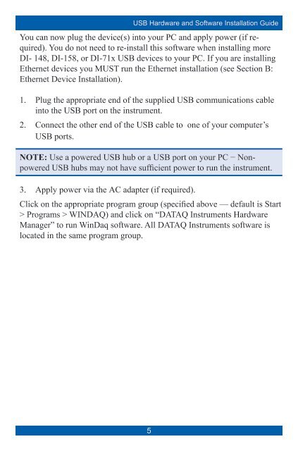 Installation Guide - DATAQ Instruments