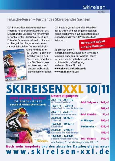 Jahrbuch 2010/2011 - Skiverband Sachsen eV
