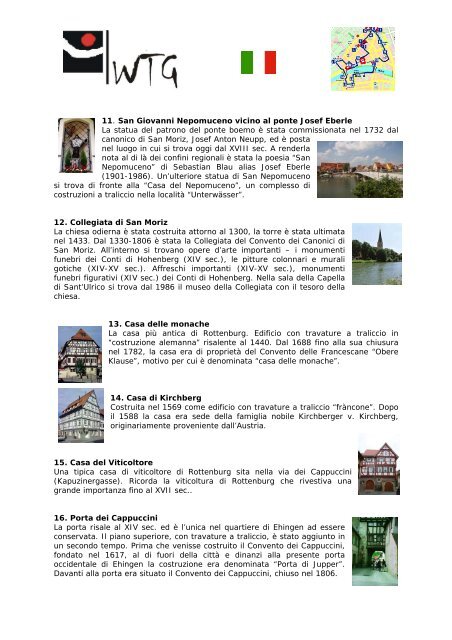 Guida turistica storica della cittÃƒÂ  Rottenburg sul Neckar - WTG ...