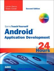 Sams Teach Yourself Android Application Development ... - DivShare