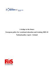 European policy for vocational education and training 2002-10 ... - FÃ¡s