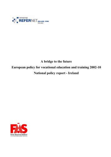 European policy for vocational education and training 2002-10 ... - FÃ¡s