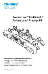 Twinny LoadÂ® Traditional C Twinny LoadÂ® Prestige PS