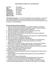HR Assistant Dept: Human Resources Reports to: HR Manager ...