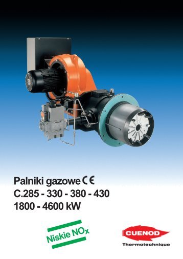 Palniki gazowe C.285 - 330 - 380 - 430 1800 - 4600 kW - ALPAT