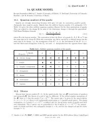 14. QUARK MODEL - Particle Data Group