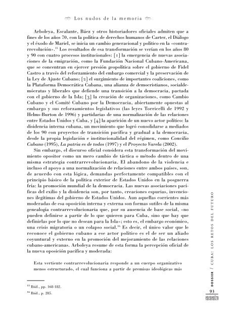 Los nudos de la memoria - Cuba Encuentro