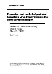 Prevention and control of perinatal hepatitis B virus transmission in ...