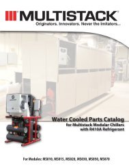 Water Cooled Parts Catalog - Multistack