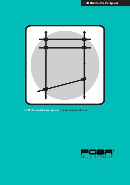 Prospekt FOBA Deckenschienensystem - Slach