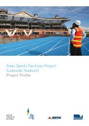 State Sports Facilities Project - Major Projects Victoria