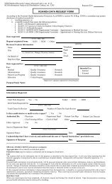 KGH/HDH Data Request Form for Pulling Medical Records