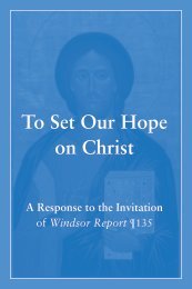 To Set Our Hope on Christ - The Oasis of New Jersey