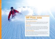 Off Piste zone - Ski Club of Great Britain