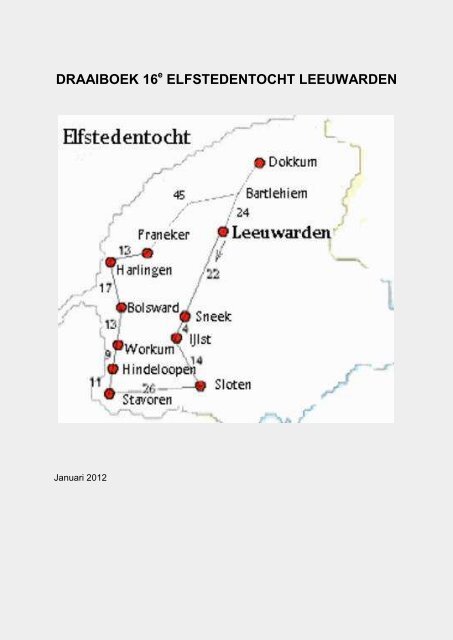 DRAAIBOEK 16 ELFSTEDENTOCHT LEEUWARDEN - Gemeente ...