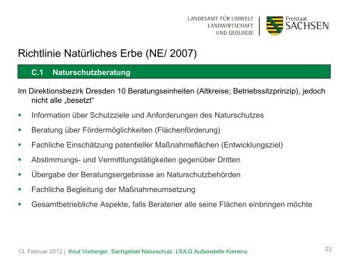 NE/ 2007 - Sächsisches Staatsministerium für Umwelt und ...