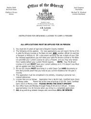 application for license to carry a firearm - Dauphin County