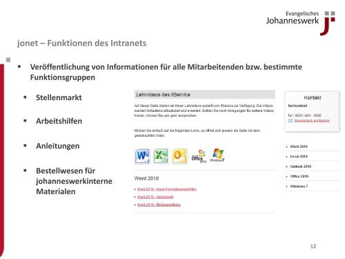 Jonet - Arbeitskreis Personalentwicklung des BOW