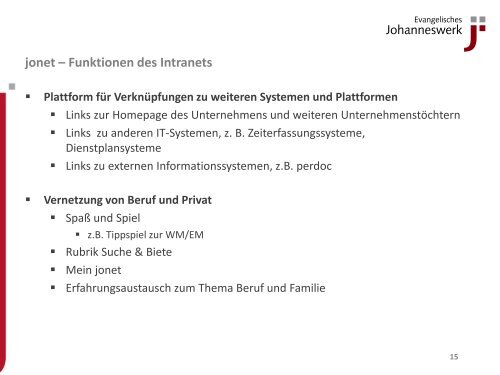 Jonet - Arbeitskreis Personalentwicklung des BOW