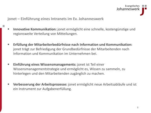 Jonet - Arbeitskreis Personalentwicklung des BOW