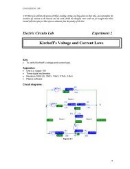 Kirchoff's Voltage and Current Laws