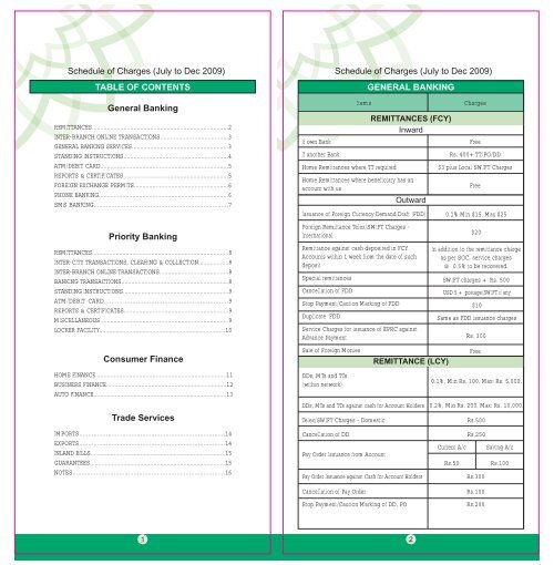 July to Dec 2009 Dubai Islamic Bank Pakistan Ltd.
