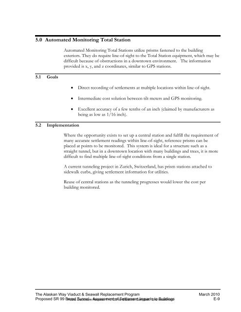 SR99 Bored Tunnel-Assessment of Settlement Impacts ... - SCATnow