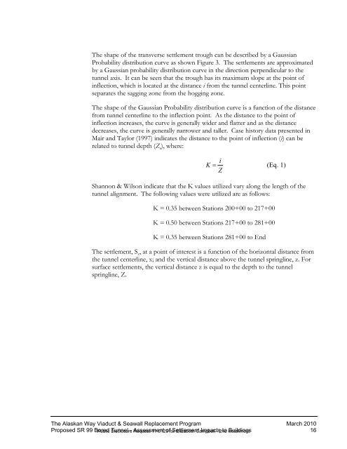 SR99 Bored Tunnel-Assessment of Settlement Impacts ... - SCATnow