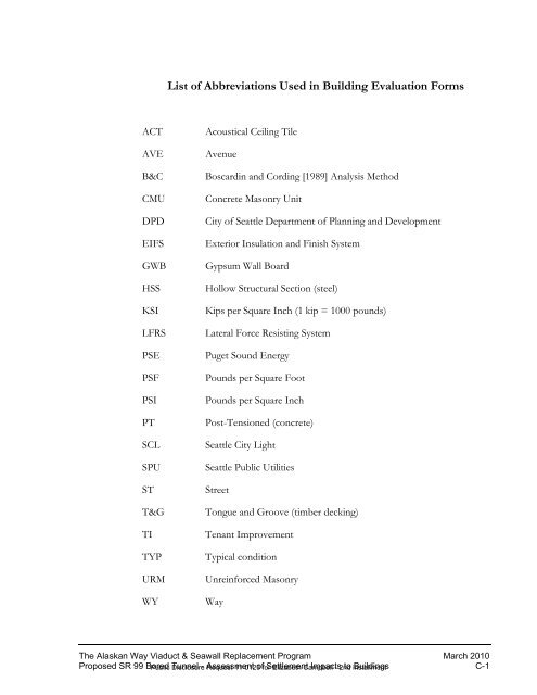 SR99 Bored Tunnel-Assessment of Settlement Impacts ... - SCATnow