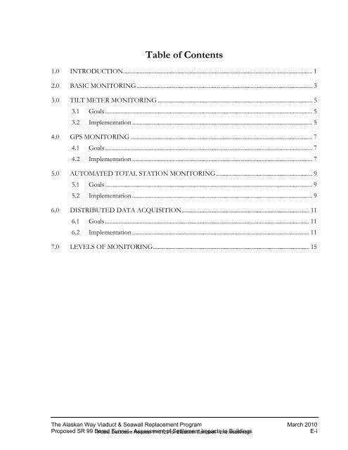 SR99 Bored Tunnel-Assessment of Settlement Impacts ... - SCATnow