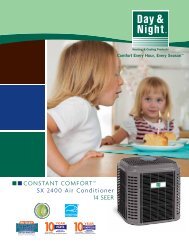 SX 2400 Air Conditioner 14 SEER CONSTANT ... - Day & Night