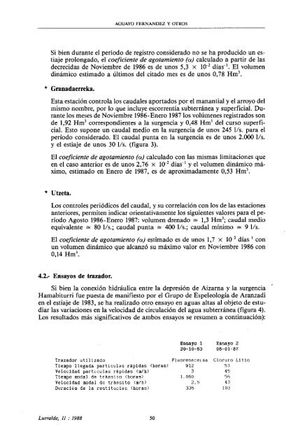 Hidroquimica e hidrodinamica de la Unidad ... - ingeba