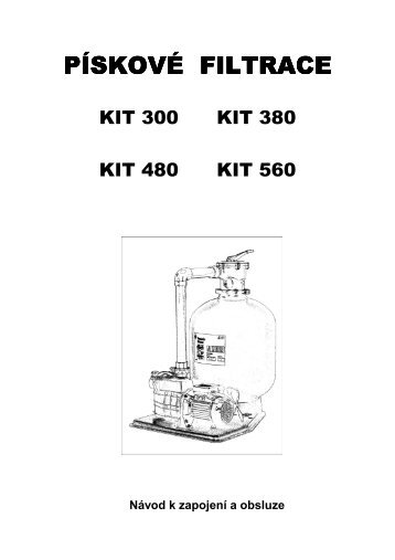 NÃ¡vod - pÃ­skovÃ¡ filtrace - eBazeny