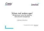 Workshop 3 'Kijken met andere ogen' - Politeia