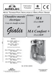 Notice utilisateur - PiÃ¨ces dÃ©tachÃ©es