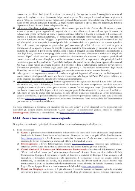 Guida alle Carriere Internazionali - II edizione - Regione Veneto